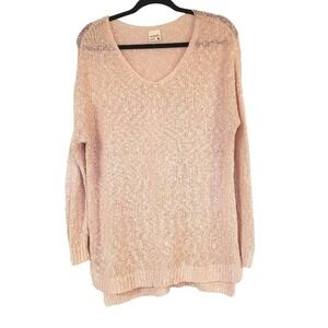 Full Tilt knit tunic sweater size XL‎ ballerina pink essentials